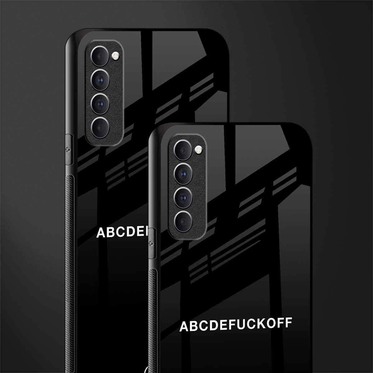 abcdefuckoff glass case for oppo reno 4 pro image-2