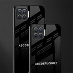 abcdefuckoff glass case for oppo f17 pro image-2