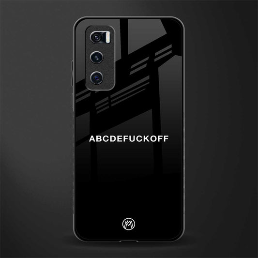 abcdefuckoff glass case for vivo v20 se image