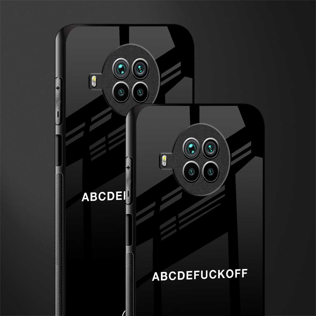 abcdefuckoff glass case for mi 10i image-2