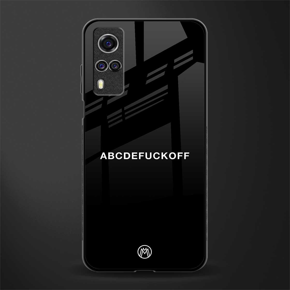 abcdefuckoff glass case for vivo y51 image