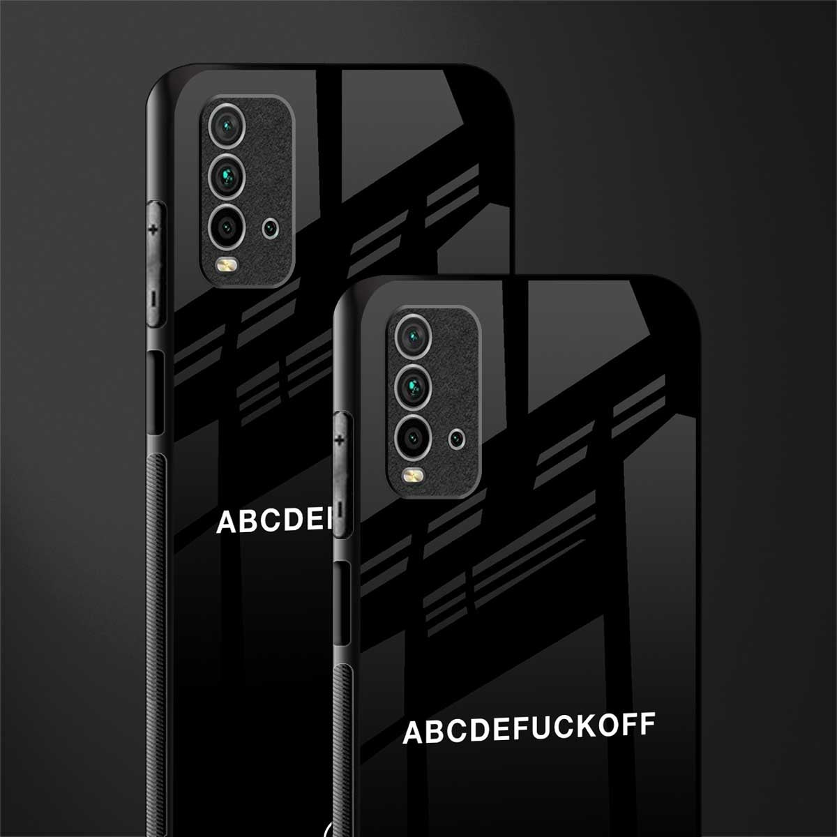 abcdefuckoff glass case for redmi 9 power image-2