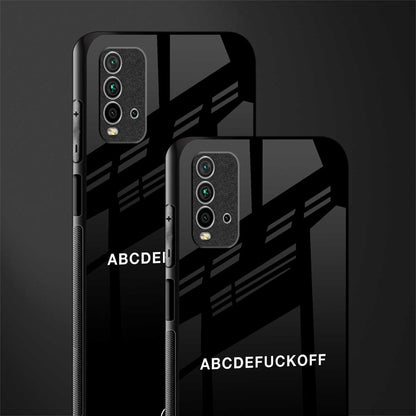 abcdefuckoff glass case for redmi 9 power image-2