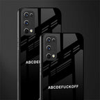 abcdefuckoff glass case for realme x7 pro image-2