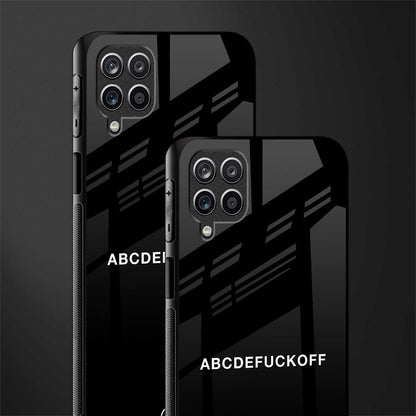 abcdefuckoff glass case for samsung galaxy a12 image-2