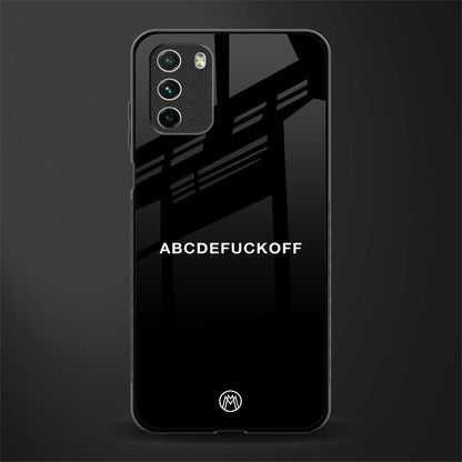 abcdefuckoff glass case for poco m3 image