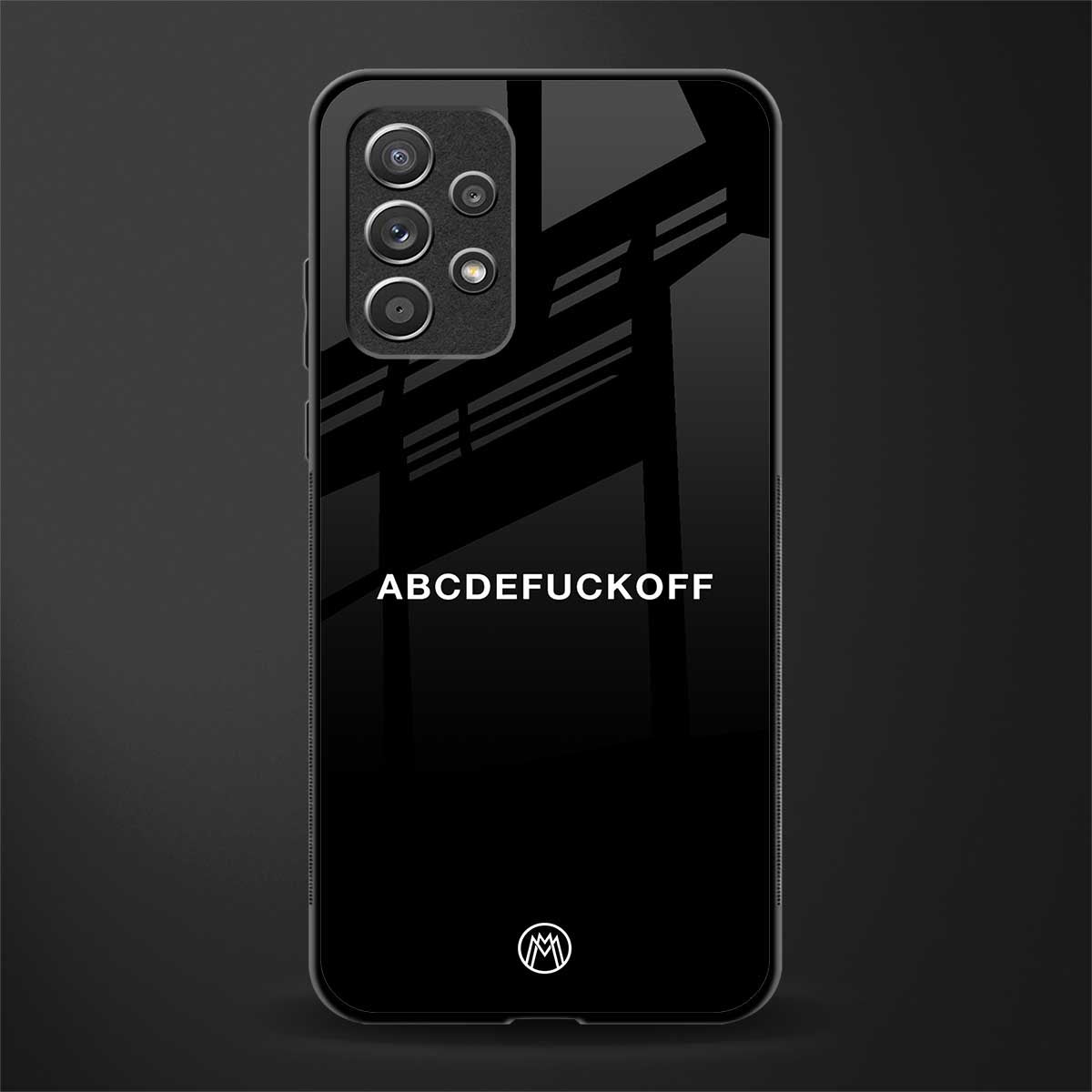 abcdefuckoff glass case for samsung galaxy a32 4g image
