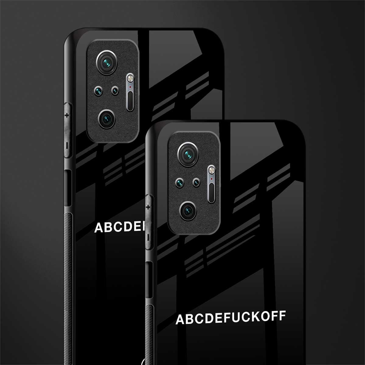 abcdefuckoff glass case for redmi note 10 pro max image-2