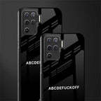 abcdefuckoff glass case for oppo f19 pro image-2