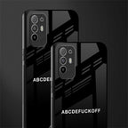 abcdefuckoff glass case for oppo f19 pro plus image-2