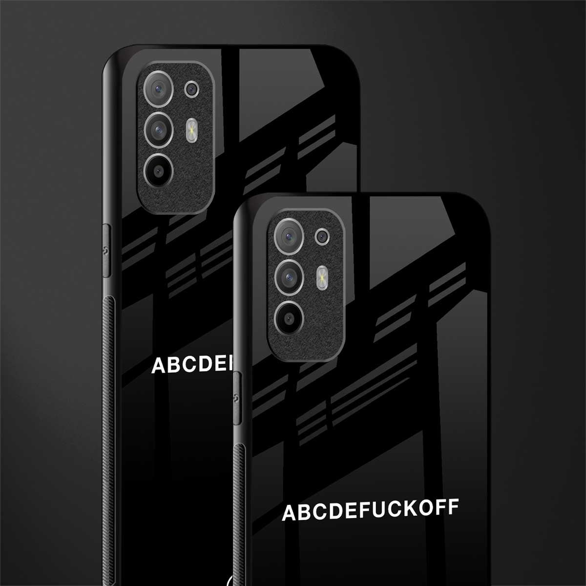 abcdefuckoff glass case for oppo f19 pro plus image-2