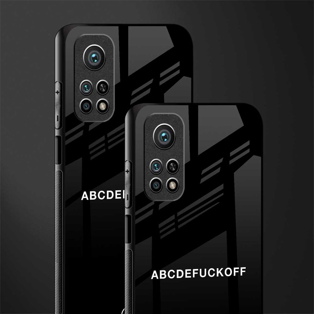 abcdefuckoff glass case for mi 10t pro image-2
