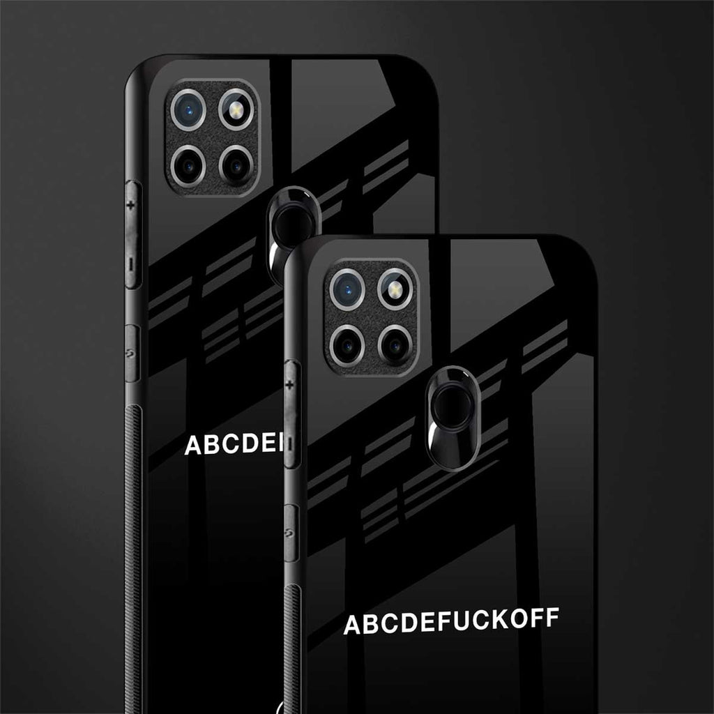abcdefuckoff glass case for realme c21 image-2