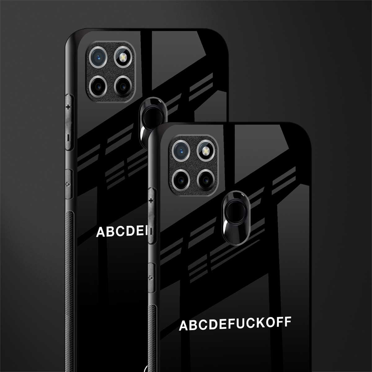 abcdefuckoff glass case for realme c21 image-2