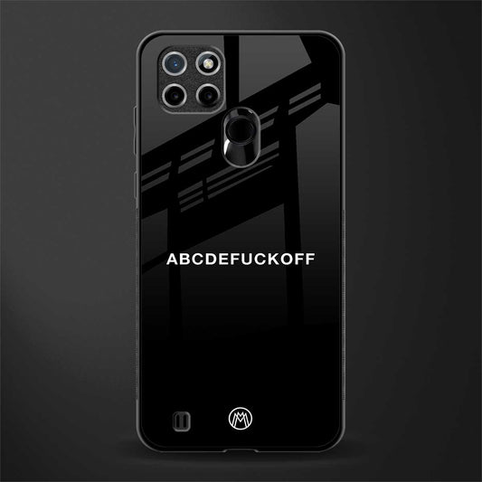 abcdefuckoff glass case for realme c25y image