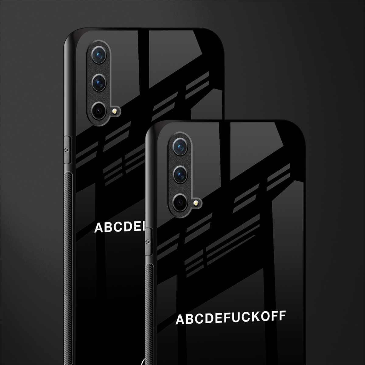 abcdefuckoff glass case for oneplus nord ce 5g image-2