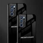 abcdefuckoff glass case for oppo reno6 5g image-2