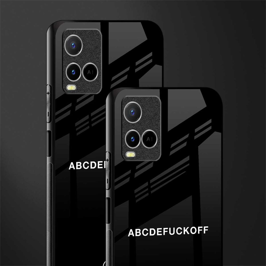 abcdefuckoff glass case for vivo y21t image-2