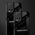 abcdefuckoff glass case for vivo y21t image-2