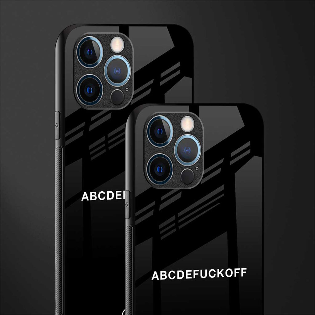 abcdefuckoff glass case for iphone 12 pro image-2
