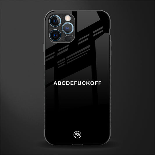 abcdefuckoff glass case for iphone 14 pro max image