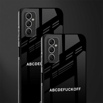 abcdefuckoff glass case for samsung galaxy m52 5g image-2