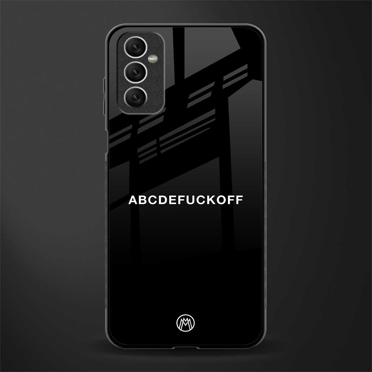 abcdefuckoff glass case for samsung galaxy m52 5g image