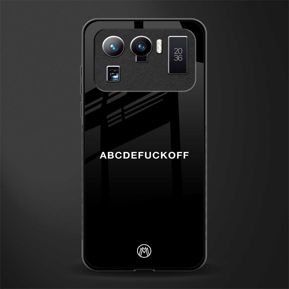 abcdefuckoff glass case for mi 11 ultra 5g image