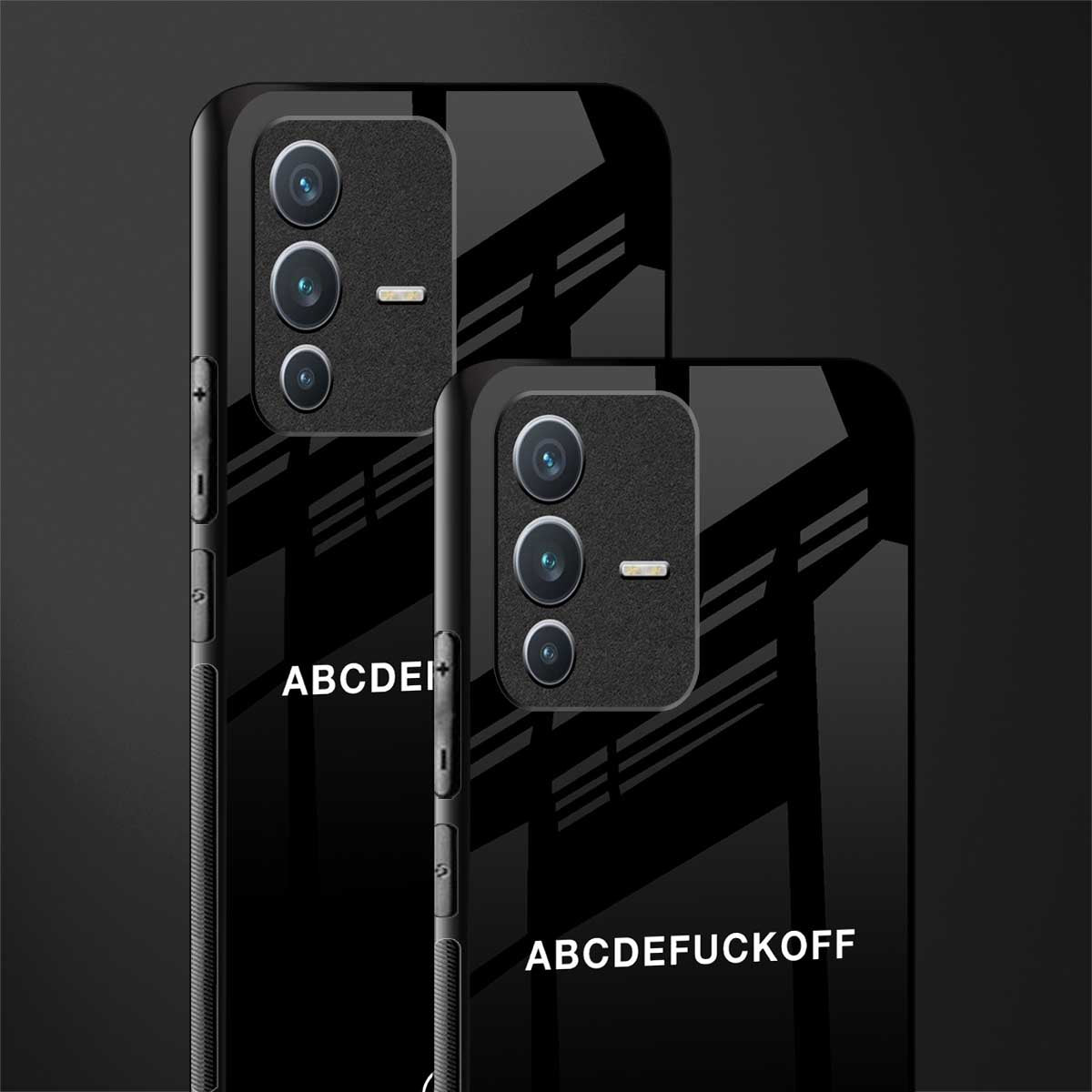 abcdefuckoff glass case for vivo v23 5g image-2