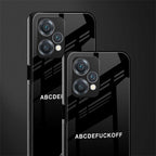 abcdefuckoff back phone cover | glass case for oneplus nord ce 2 lite 5g