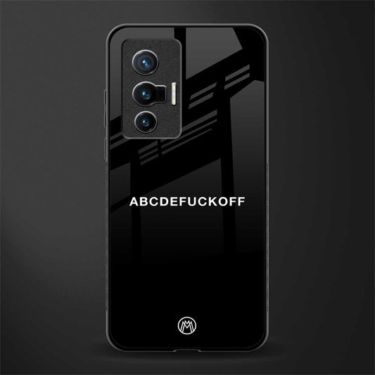 abcdefuckoff glass case for vivo x70 image