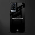 abcdefuckoff glass case for vivo x60 image