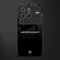 abcdefuckoff glass case for vivo x80 pro 5g image