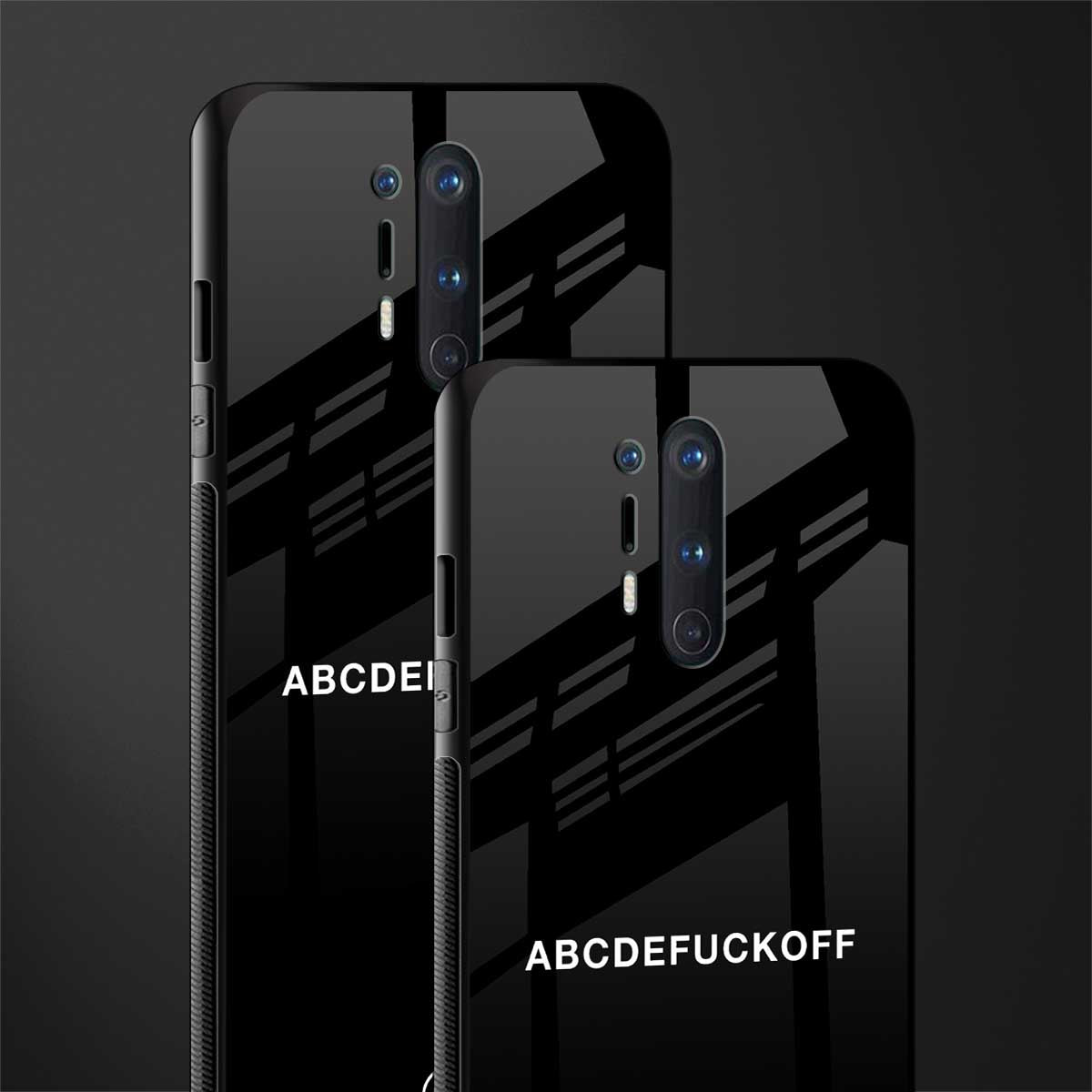 abcdefuckoff glass case for oneplus 8 pro image-2