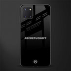 abcdefuckoff glass case for samsung a81 image