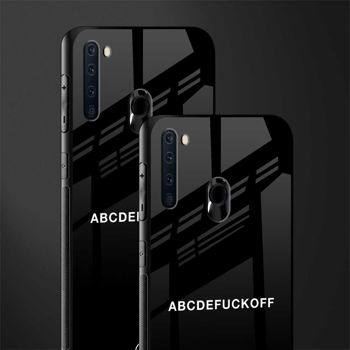 abcdefuckoff glass case for samsung a21 image-2