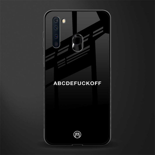 abcdefuckoff glass case for samsung a21 image