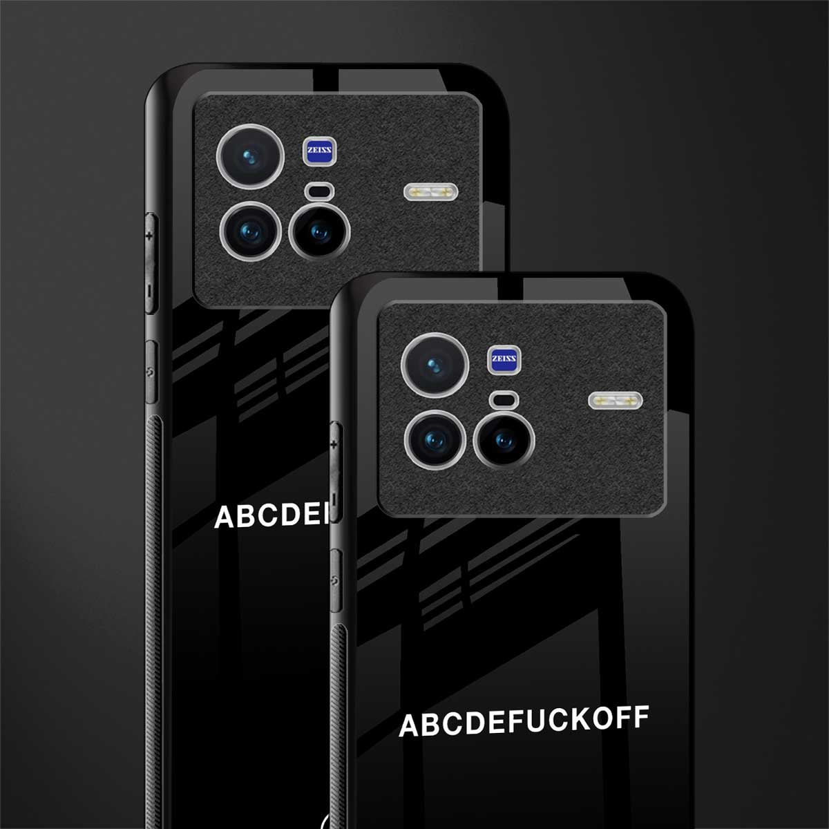 abcdefuckoff glass case for vivo x80 image-2