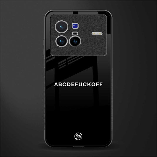 abcdefuckoff glass case for vivo x80 image