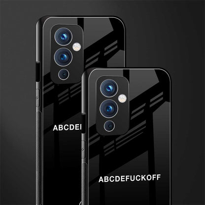 abcdefuckoff back phone cover | glass case for oneplus 9