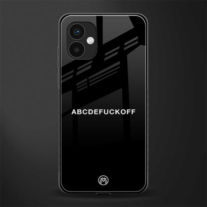 abcdefuckoff back phone cover | glass case for samsung galaxy a04