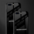abcdefuckoff glass case for iphone 7 plus image-2