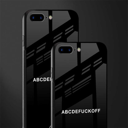 abcdefuckoff glass case for iphone 8 plus image-2