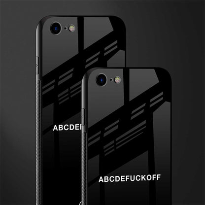 abcdefuckoff glass case for iphone 7 image-2