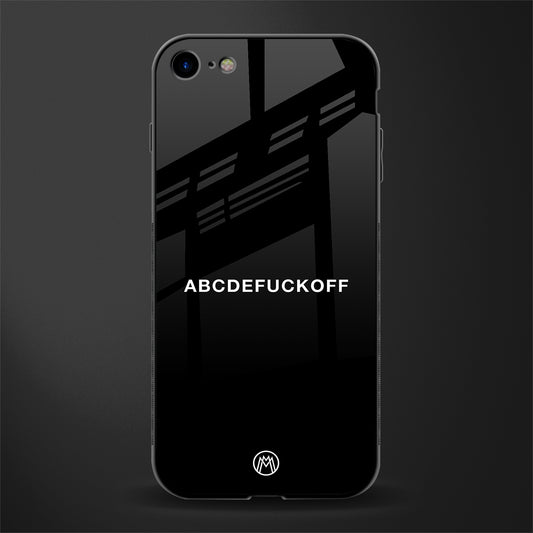 abcdefuckoff glass case for iphone 7 image