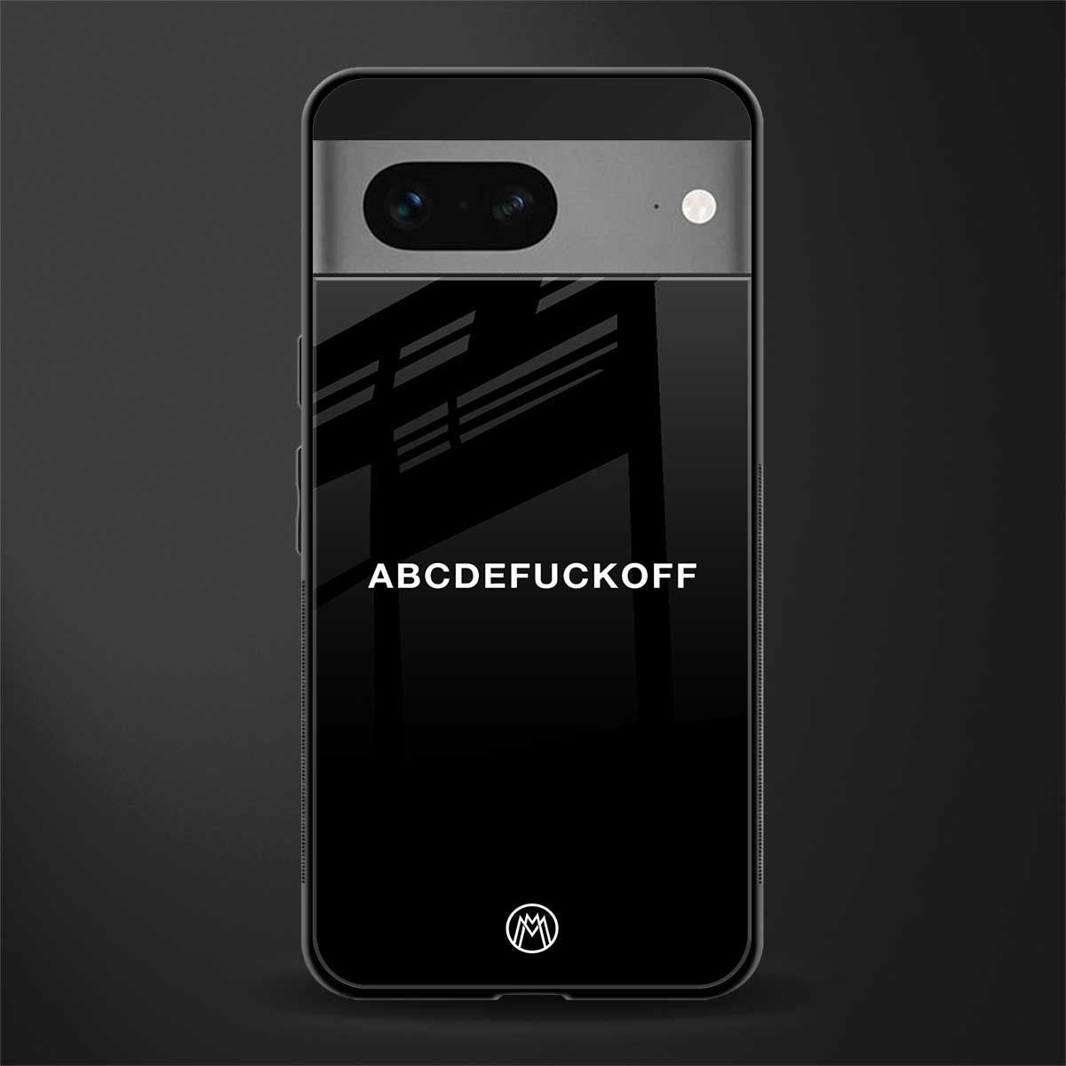 abcdefuckoff back phone cover | glass case for google pixel 7