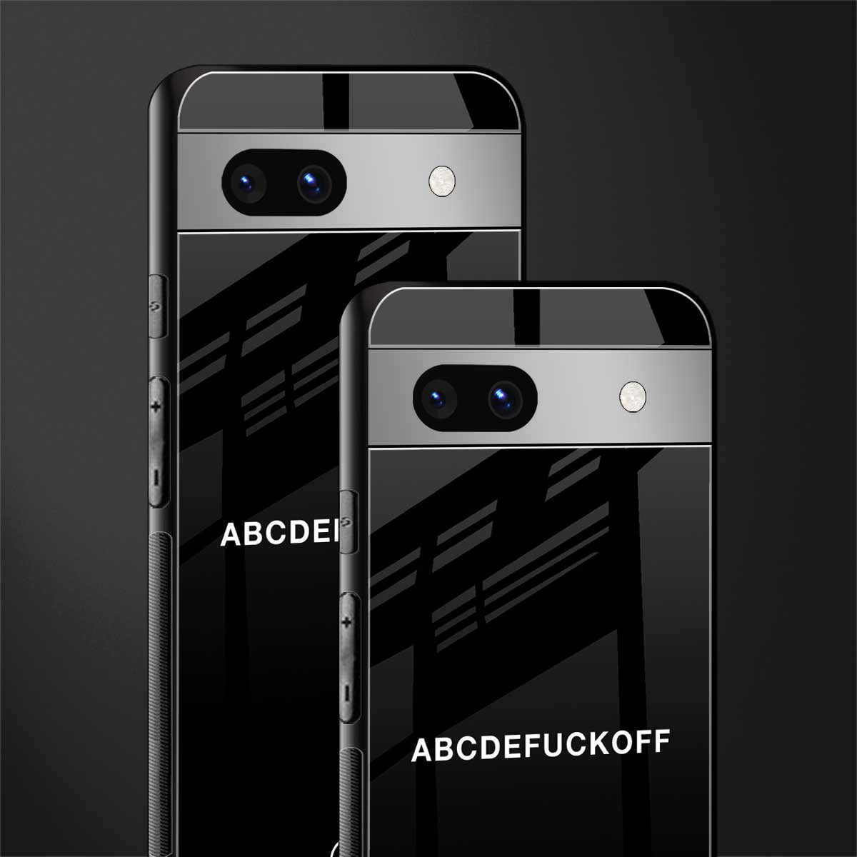 abcdefuckoff back phone cover | glass case for Google Pixel 7A