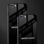 abcdefuckoff glass case for iphone 6 plus image-2