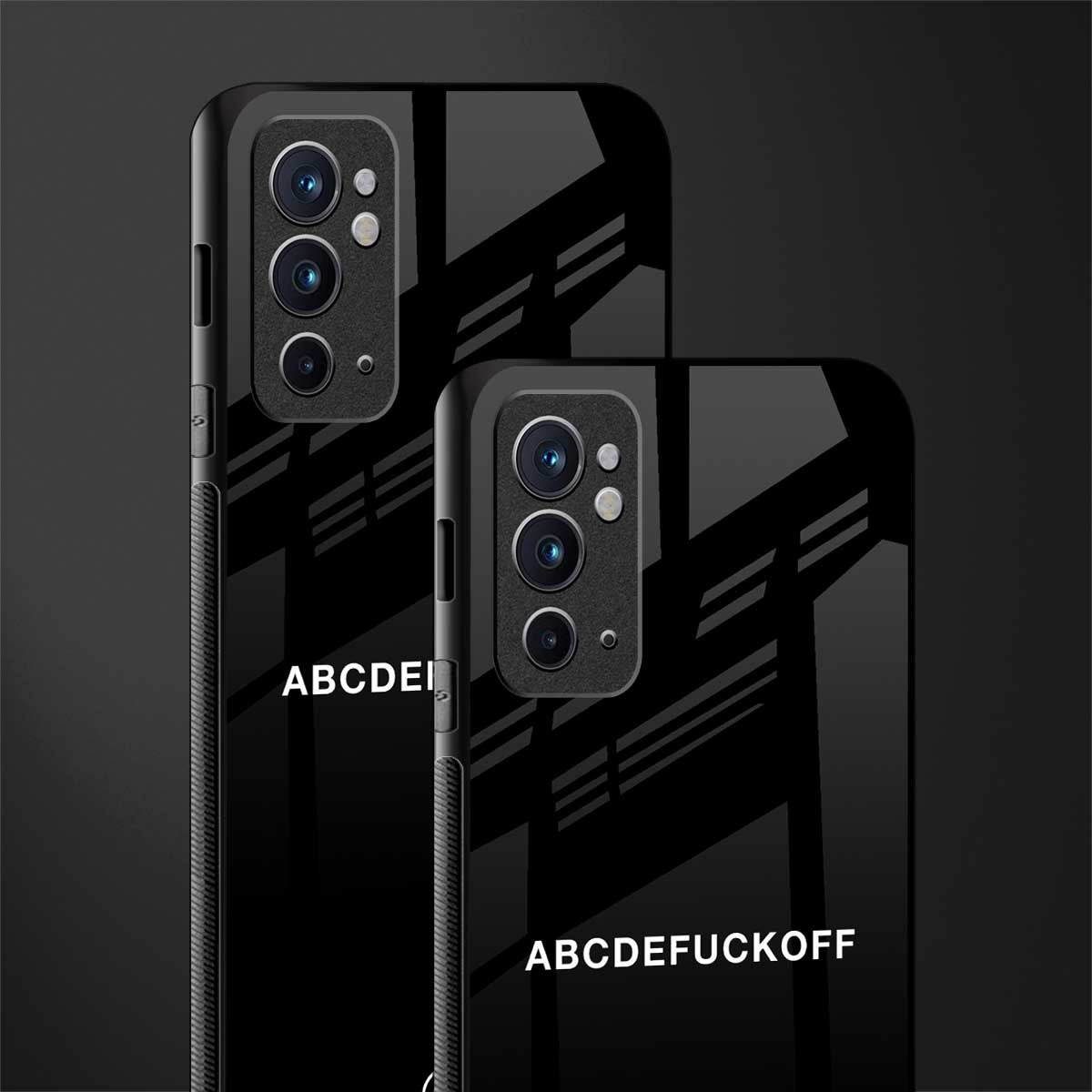 abcdefuckoff glass case for oneplus 9rt image-2