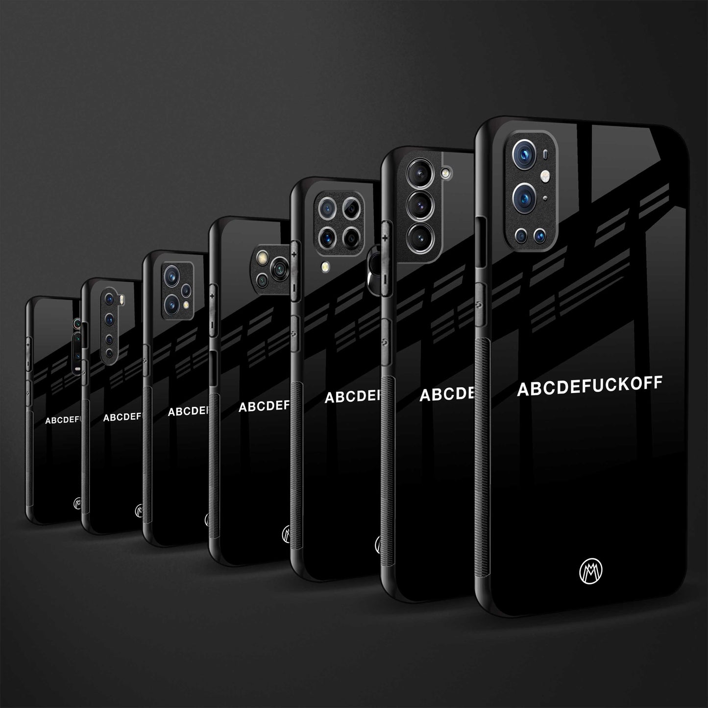 abcdefuckoff back phone cover | glass case for samsung galaxy a33 5g